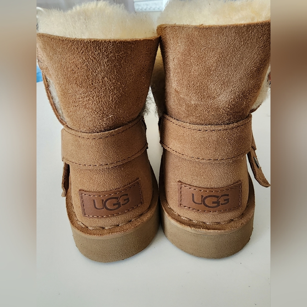UGG Romely Suede Buckle Classic Ankle Boots